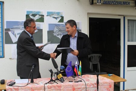 Investicije v TŠC Trate - podpis pogodbe 1